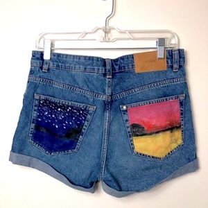 H&M &DENIM Boyfriend Jean Shorts